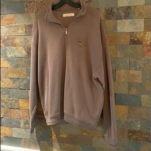 Men’s Tommy Bahama three quarter zip sweatshirt